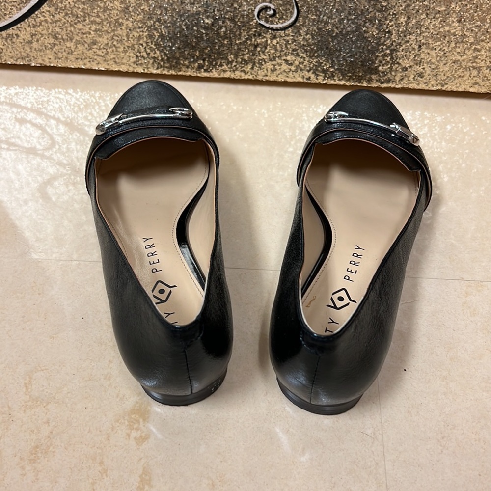 Katy Perry Black Silver The Pinz Slipper Loafer Flats,‎ size 7 - Picture 4 of 15